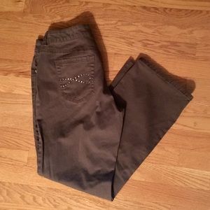 🌹3/$25🌹Chico’s Brown 5 Pocket Pants, size 0.5